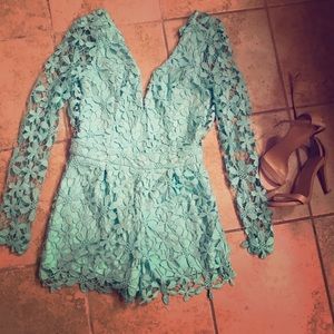 Lace romper